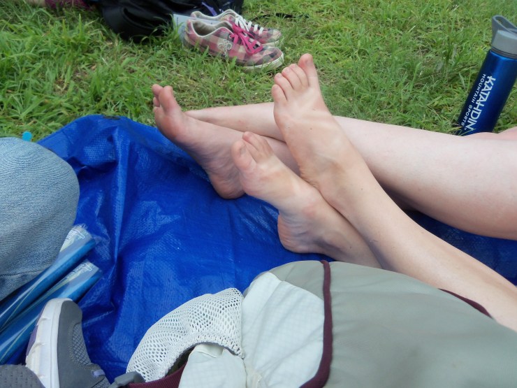 Watch out for dirty hippy feet.