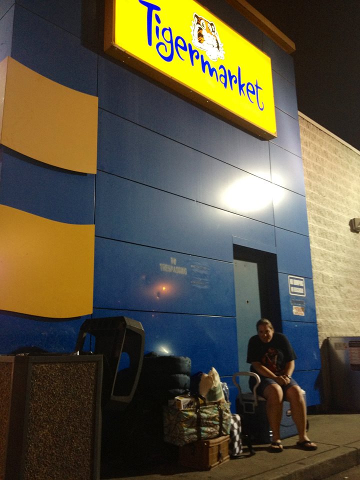 It's a bird! It's a plane! It's a hobo!  No, it's the amazing Jaime!