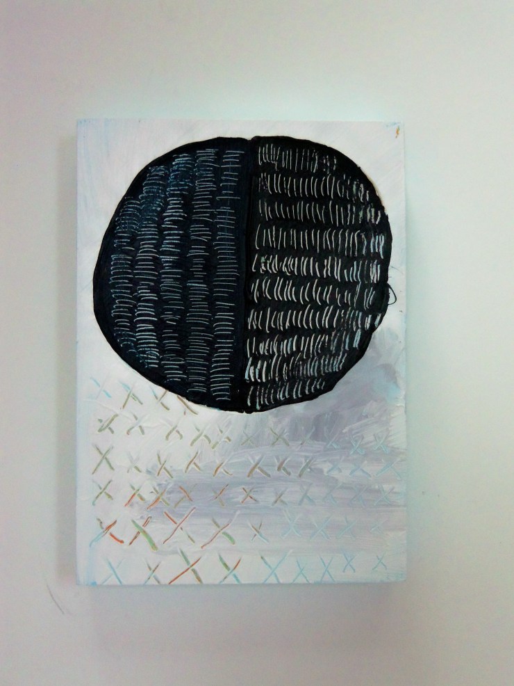 Untitled, 5"x7", Acrylic on wood panel, 2013