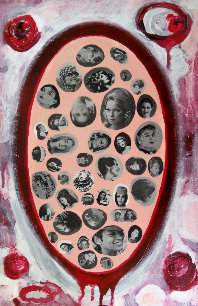 Ready-Made Hole, 12"x18", Mixed Media on Birch Panel, 2013
